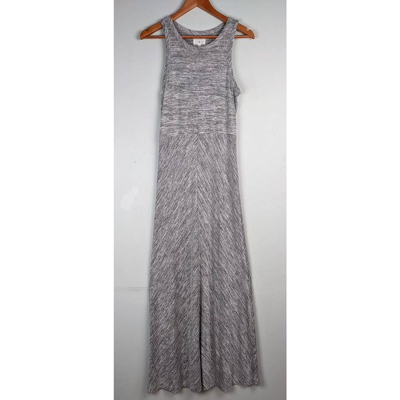 Lou & Grey Space Dye Maxi Dress Soft Knit Sleeveless Marled Summer  M - Picture 4 of 11